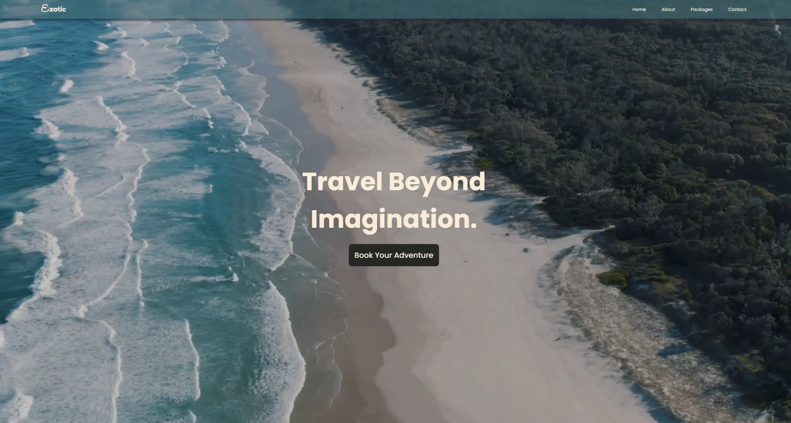 Exotic - A landing page template built with HTML5, CSS3 and Javascript